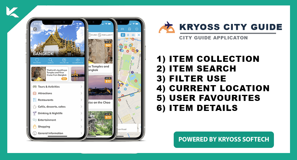 Kryoss City Guide- City Guide Applicaton